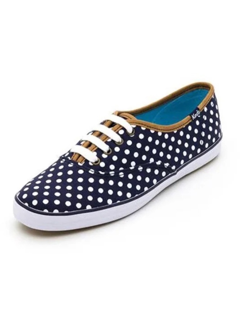 👟 Women’s Keds Champion Polka Dot Sneakers | Navy & White | Size 6.5